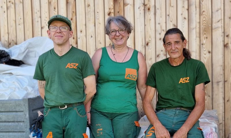 Von links: Von links: Martin, Bettina und Stefan (nicht im Bild: Monika)