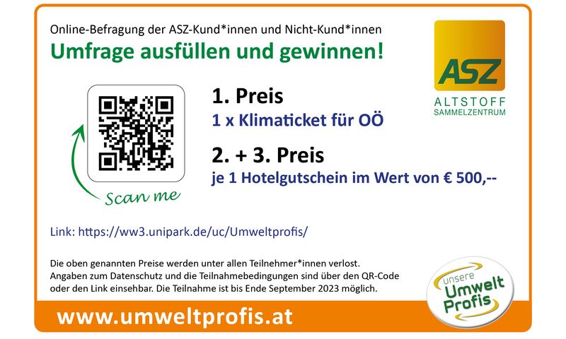 Umfrage Umweltprofis