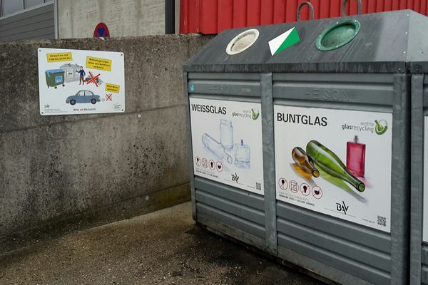 Standplatz mit Infotafel