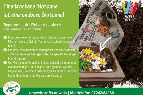 Tipps für eine Biotonnensammlung!